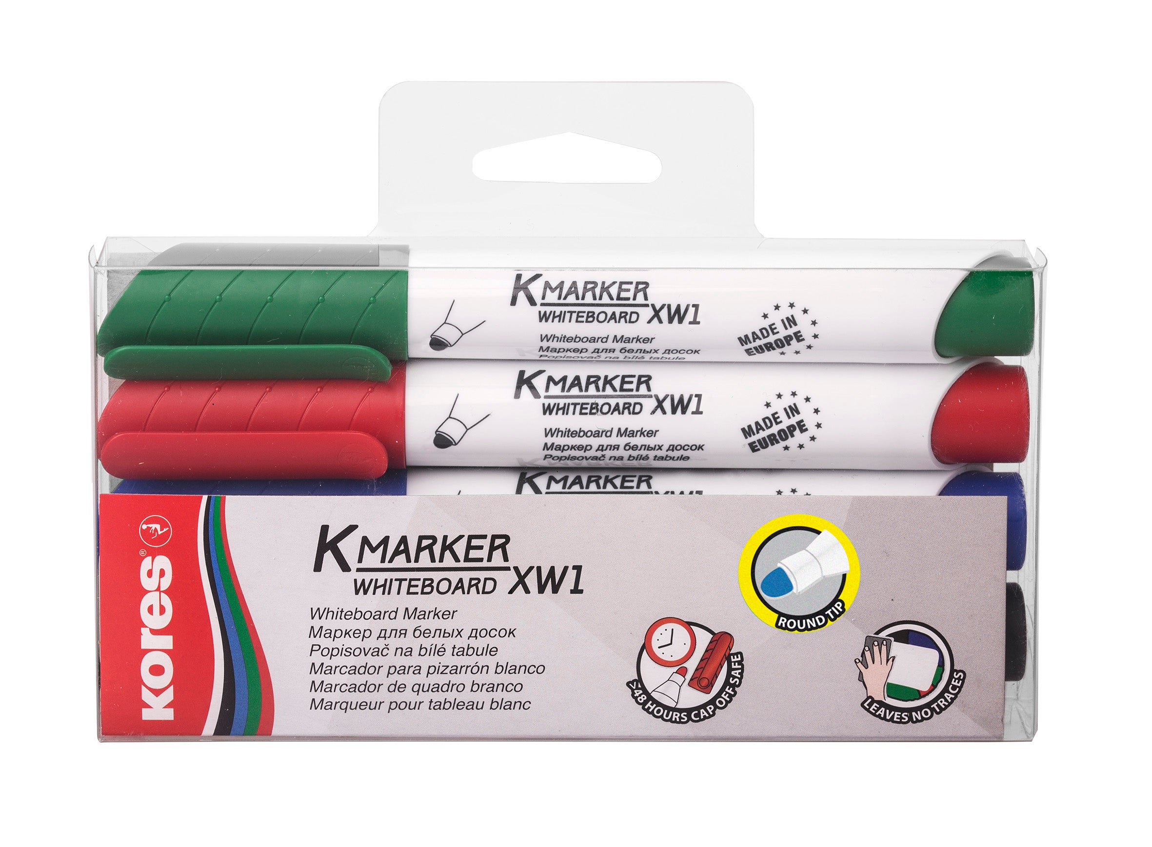 MARKER WHITEBOARD 4/SET 3MM KORES MARKER WHITEBOARD 4/SET 3MM KORES
